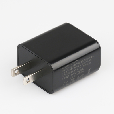 FCC อนุมัติเครื่องชาร์จแบตเตอรี่ลิเธียม USB 5V 3A / 9V 2A / 12V 1.5A, เครื่องชาร์จ USB คู่