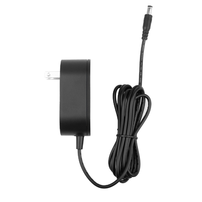 สีดำ 15W 10V 1A Power Supply Wall Mount Adapter ETL1310 Standard